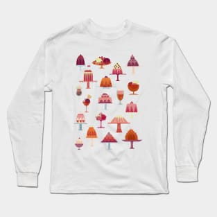 Jellies And Ice Cream Sweet Treats Long Sleeve T-Shirt